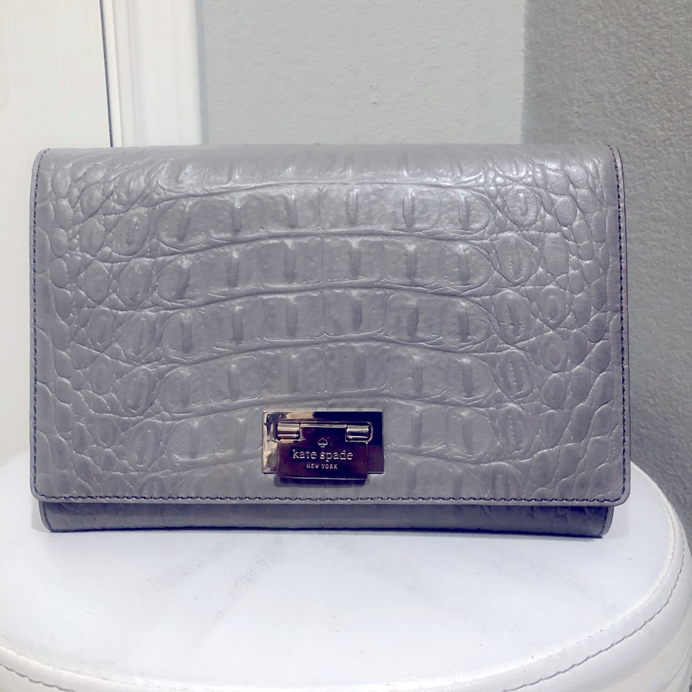 Kate Spade croc-embossed bag